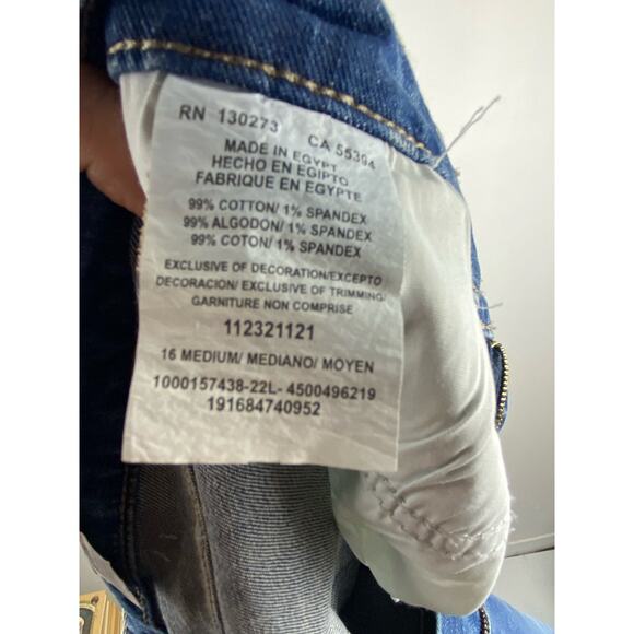 Lee legendary style Mid Rise distressed Boyfriend Jean Size 16 M (1094) NWT!! - Picture 11 of 11